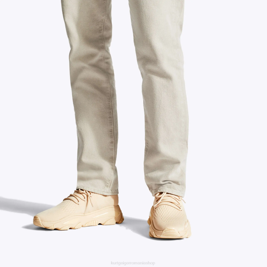 bărbați bej Kurt Geiger dantela londra lettie knit N02B609 | încălțăminte