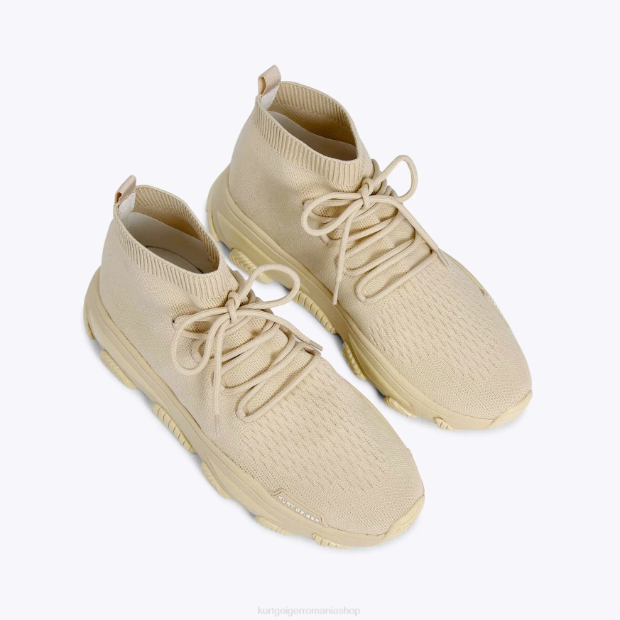 bărbați bej Kurt Geiger dantela londra lettie knit N02B609 | încălțăminte