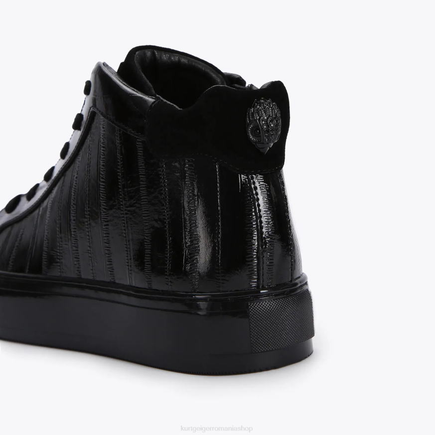 bărbați negru Kurt Geiger london laney eel high top N02B605 | încălțăminte