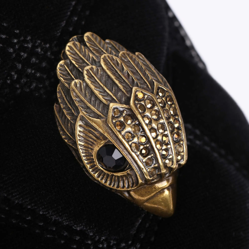 bărbați negru Kurt Geiger london laney matlasat slip on N02B608 | încălțăminte