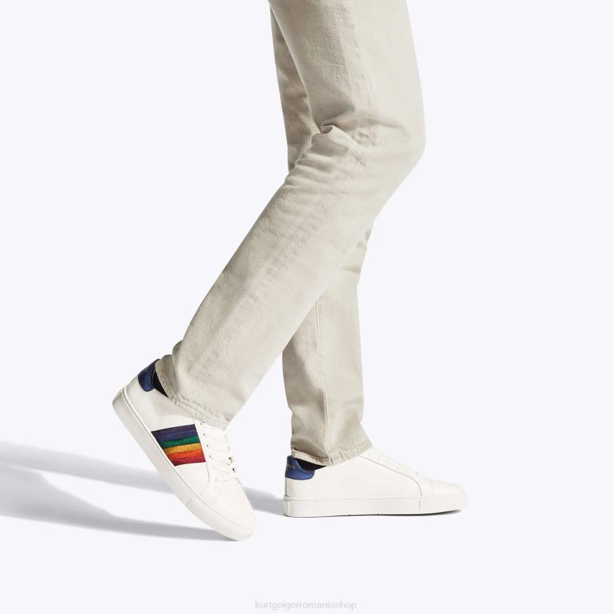 bărbați pieptene alb Kurt Geiger london lennon sunset-multi N02B245 | încălțăminte