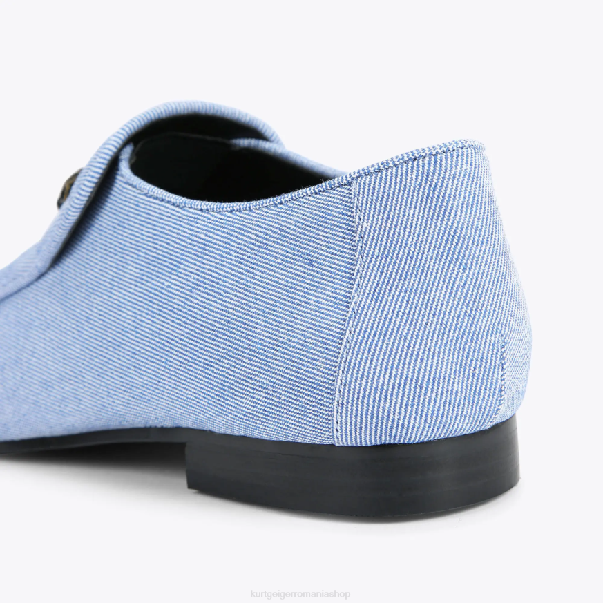 bărbați albastru Kurt Geiger london hugh eagle denim N02B626 | încălțăminte