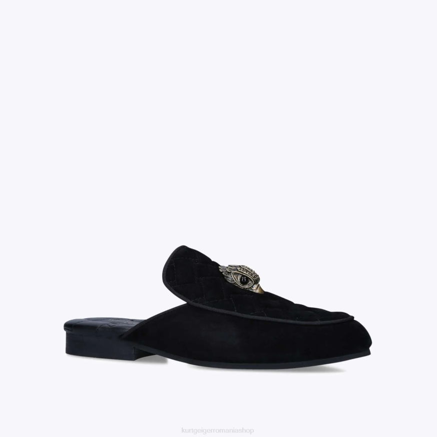 bărbați negru Kurt Geiger london holly eagle mule N02B658 | încălțăminte