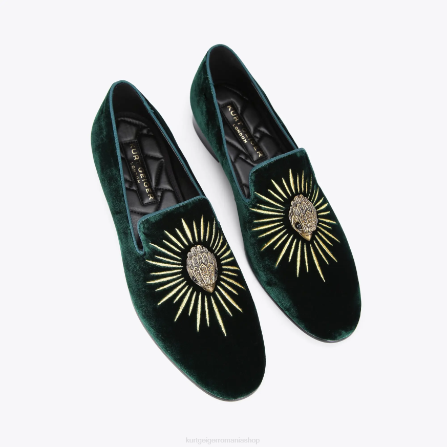 bărbați verde Kurt Geiger london ace eagle N02B636 | încălțăminte