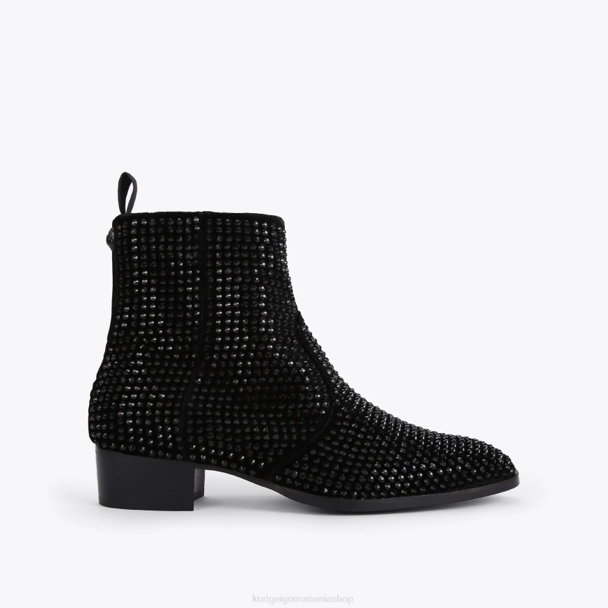 bărbați negru Kurt Geiger london gin stud N02B655 | încălțăminte