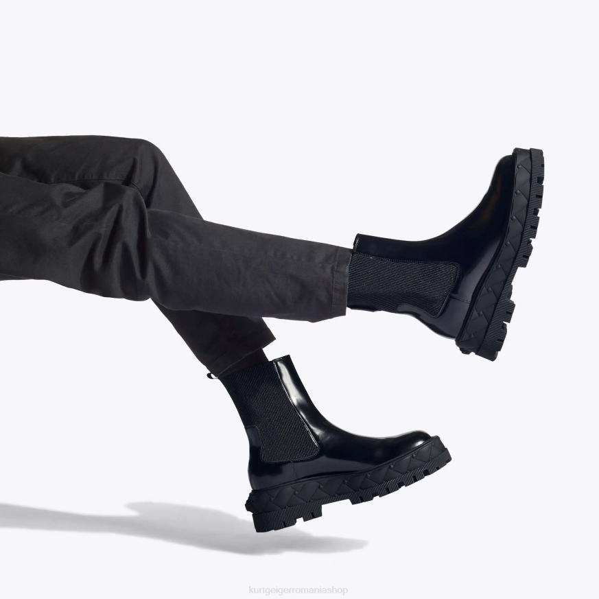 bărbați negru Kurt Geiger londra londra chelsea N02B652 | încălțăminte