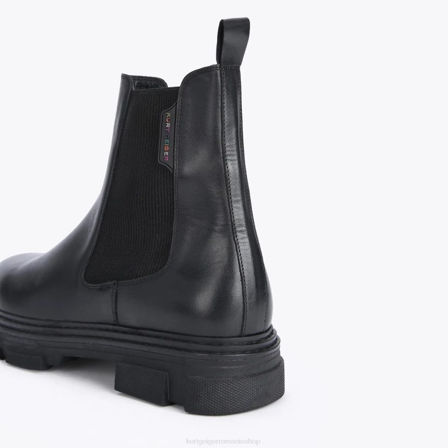 bărbați negru Kurt Geiger pasăre londoneză chelsea N02B656 | încălțăminte