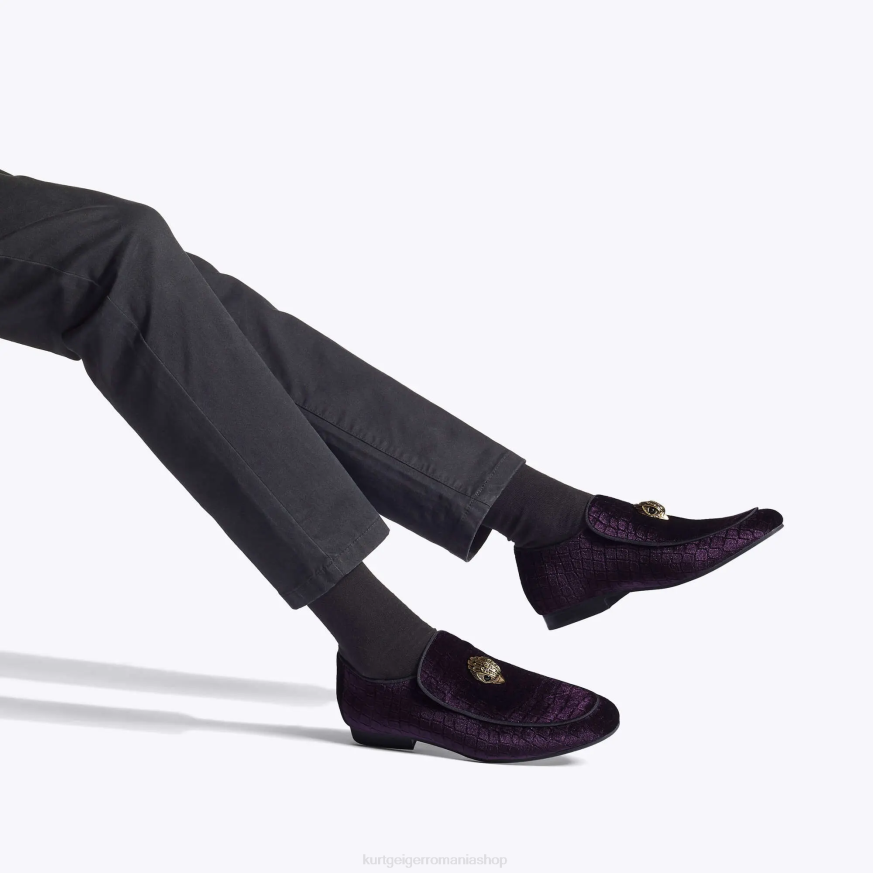 bărbați Violet Kurt Geiger london hugh eagle velvet N02B630 | încălțăminte