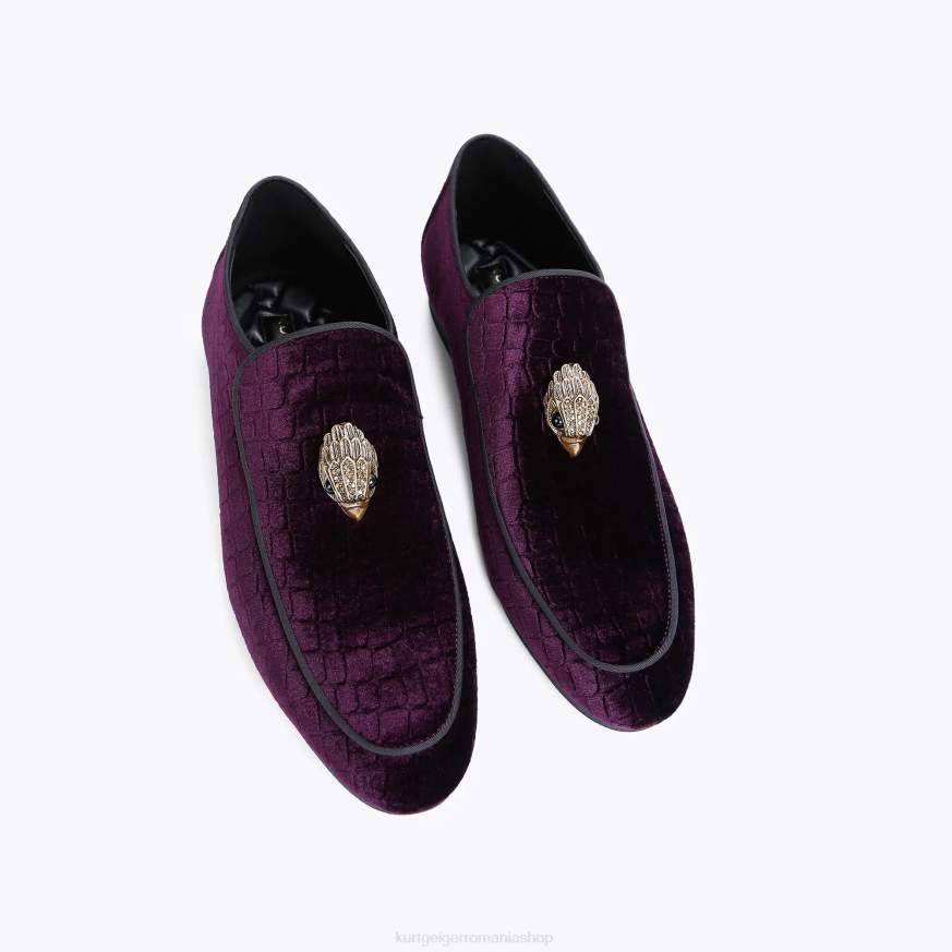 bărbați Violet Kurt Geiger london hugh eagle velvet N02B630 | încălțăminte
