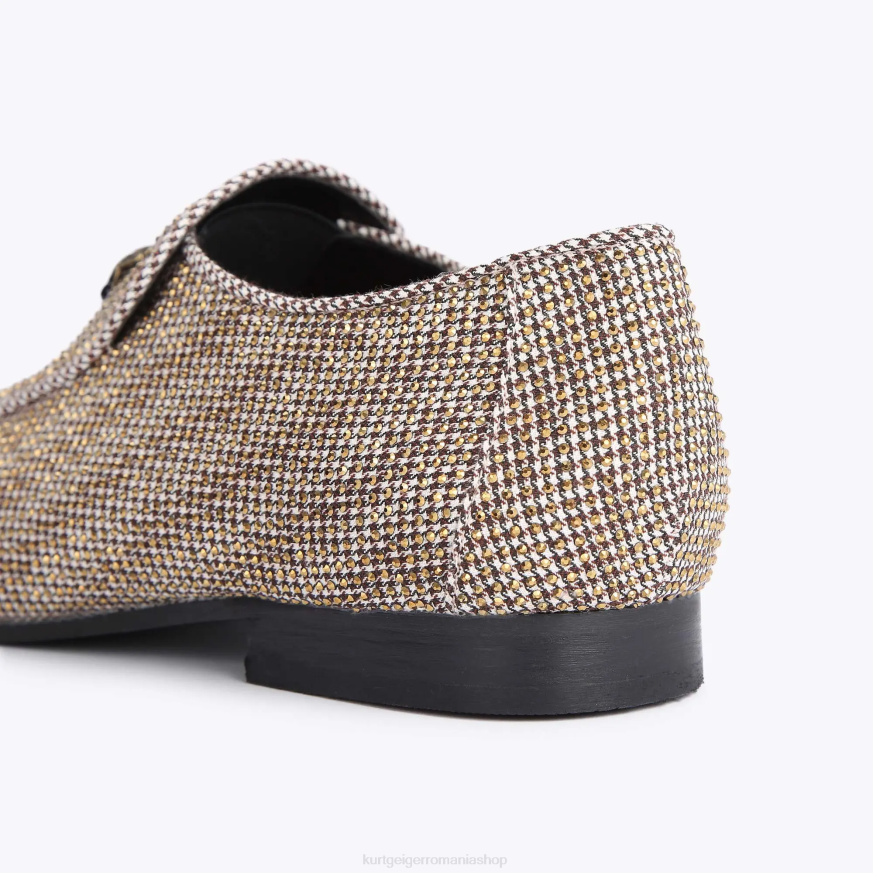 bărbați maro Kurt Geiger london hugh eagle heringbone N02B628 | încălțăminte