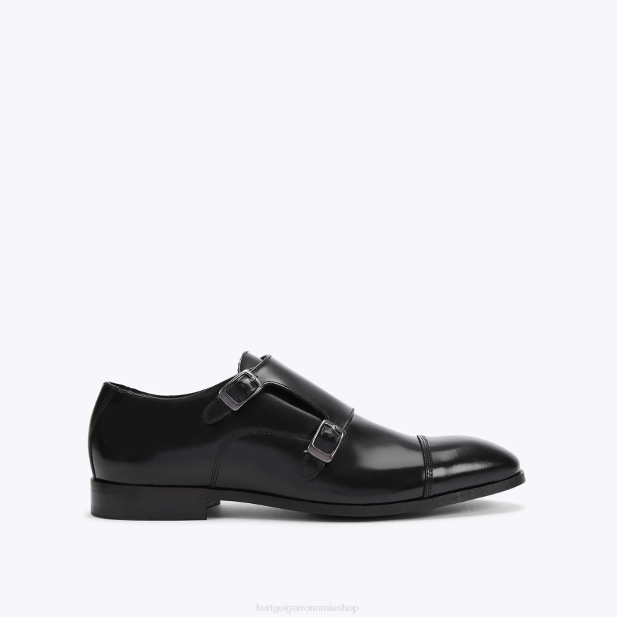 bărbați negru Kurt Geiger Londra Harry Monk N02B646 | încălțăminte