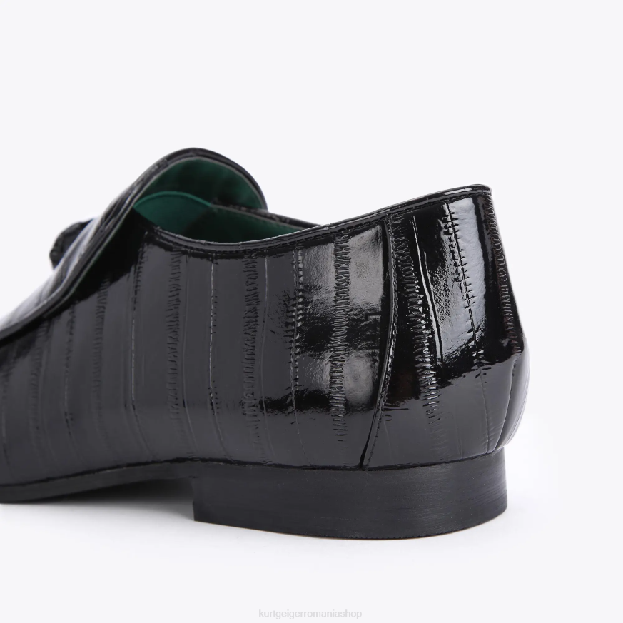 bărbați negru Kurt Geiger london hugh eagle patent eel N02B659 | încălțăminte