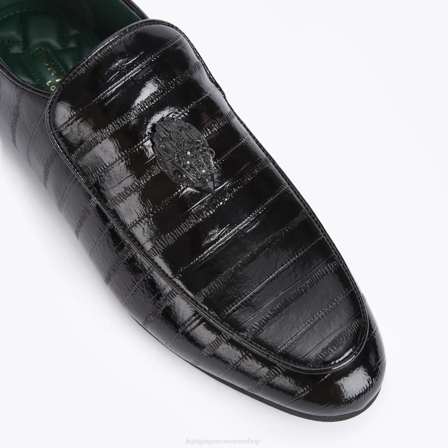 bărbați negru Kurt Geiger london hugh eagle patent eel N02B659 | încălțăminte