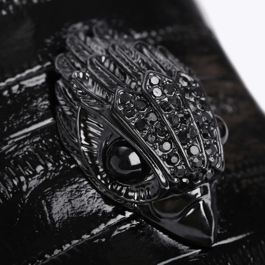 bărbați negru Kurt Geiger london hugh eagle patent eel N02B659 | încălțăminte