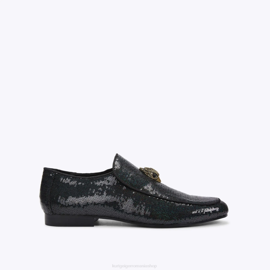 bărbați negru verde Kurt Geiger london hugh eagle paiete N02B633 | încălțăminte