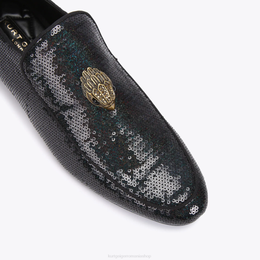 bărbați negru verde Kurt Geiger london hugh eagle paiete N02B633 | încălțăminte