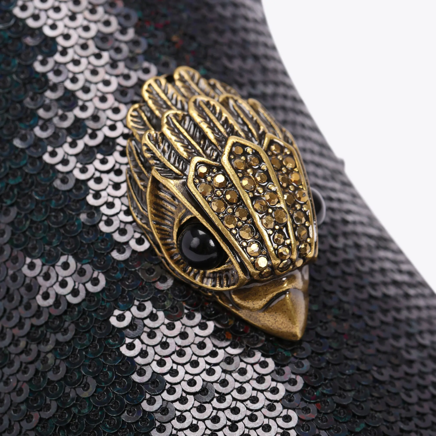 bărbați negru verde Kurt Geiger london hugh eagle paiete N02B633 | încălțăminte