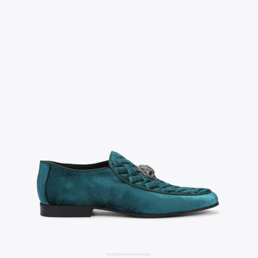 bărbați teal Kurt Geiger cap de vultur hugh londra N02B625 | încălțăminte
