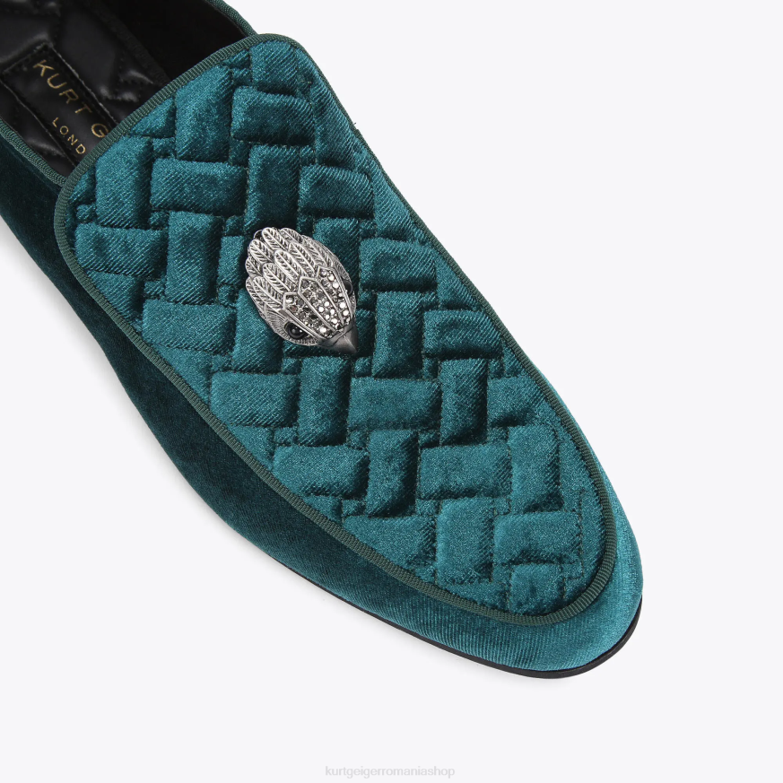 bărbați teal Kurt Geiger cap de vultur hugh londra N02B625 | încălțăminte