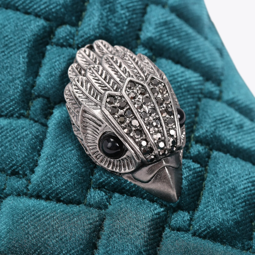 bărbați teal Kurt Geiger cap de vultur hugh londra N02B625 | încălțăminte