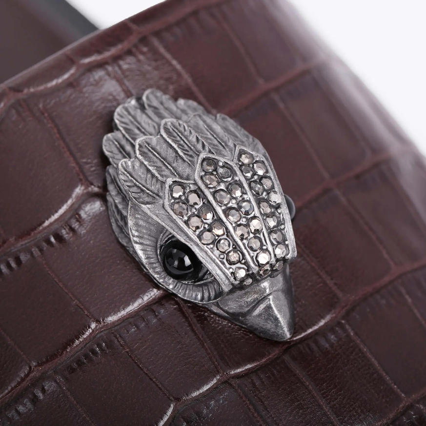 bărbați maro Kurt Geiger diapozitiv oscar londonez N02B498 | încălțăminte