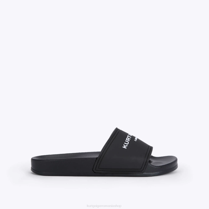 bărbați negru Kurt Geiger london kgl slider de piscină N02B493 | încălțăminte