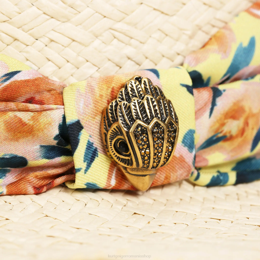 femei combinație bej Kurt Geiger pălărie fedora london band band N02B460 | accesorii