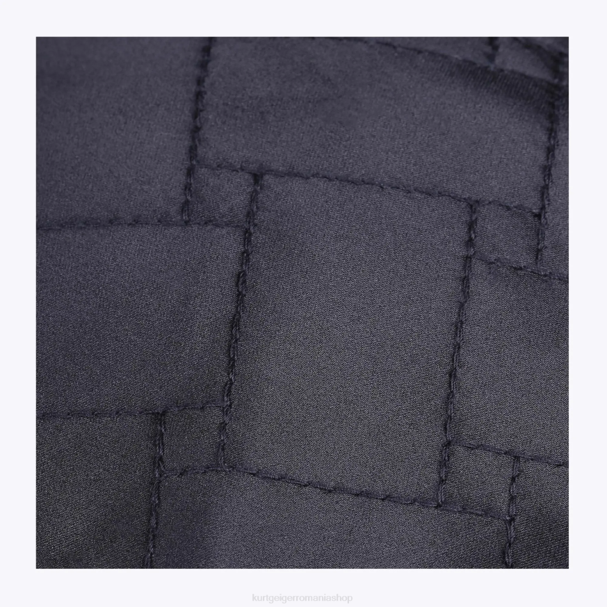 femei negru Kurt Geiger pălărie de găleată london kensington N02B525 | accesorii