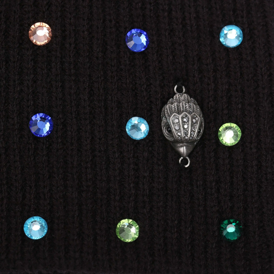 femei negru altul Kurt Geiger palarie de cristal londra N02B522 | accesorii