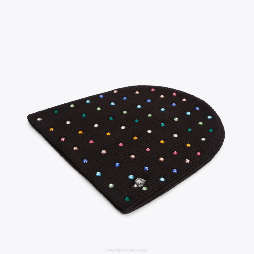 femei negru altul Kurt Geiger palarie de cristal londra N02B522 | accesorii