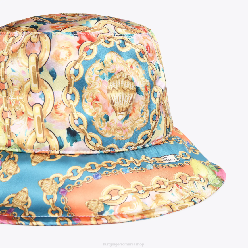 femei portocale Kurt Geiger pălărie de găleată london kensington N02B560 | accesorii