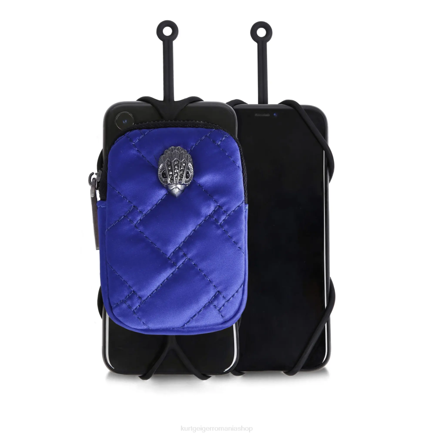 femei albastru Kurt Geiger suport pentru telefon london eagle husă N02B536 | accesorii