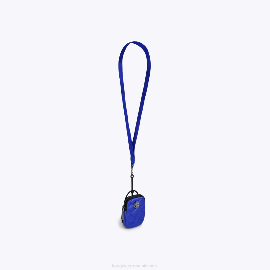 femei albastru Kurt Geiger suport pentru telefon london eagle husă N02B536 | accesorii