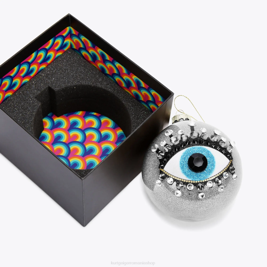 femei argint Kurt Geiger ornament de Crăciun london eye N02B502 | accesorii