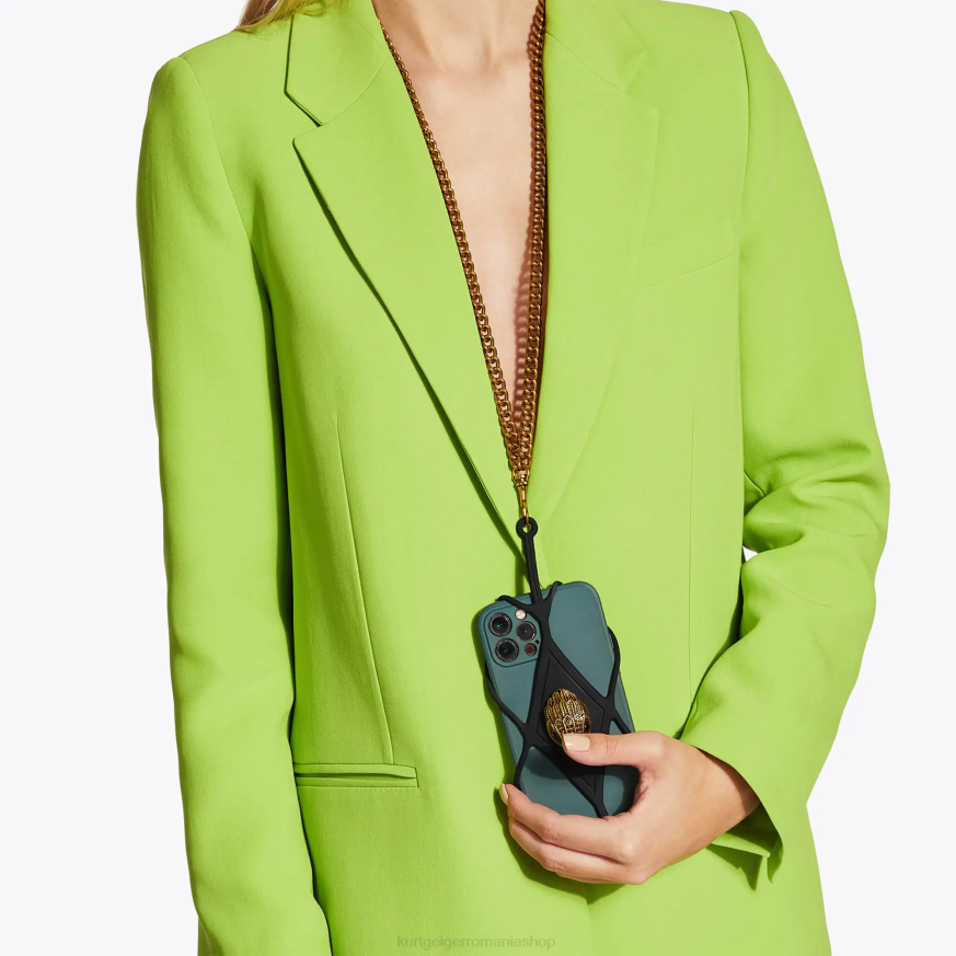 femei negru Kurt Geiger suport telefon london eagle N02B581 | accesorii