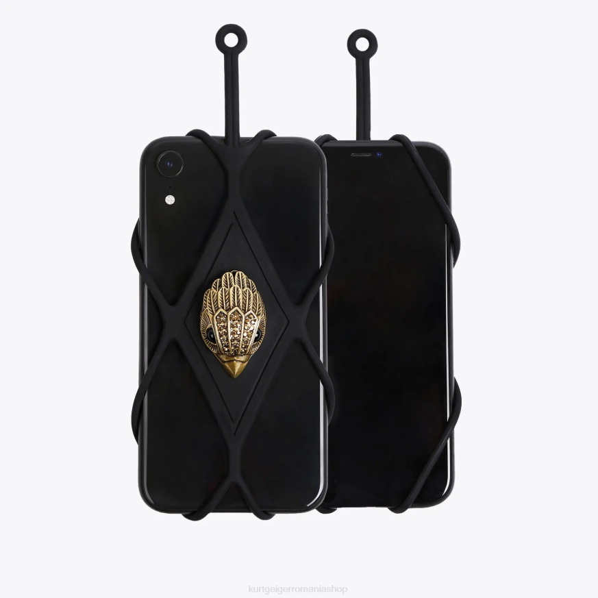 femei negru Kurt Geiger suport telefon london eagle N02B581 | accesorii