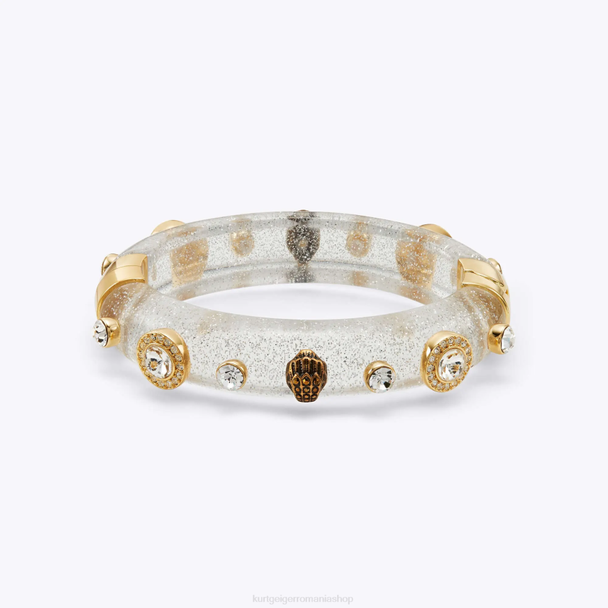 femei argint Kurt Geiger brățară cu cristal sclipici din Londra N02B553 | accesorii