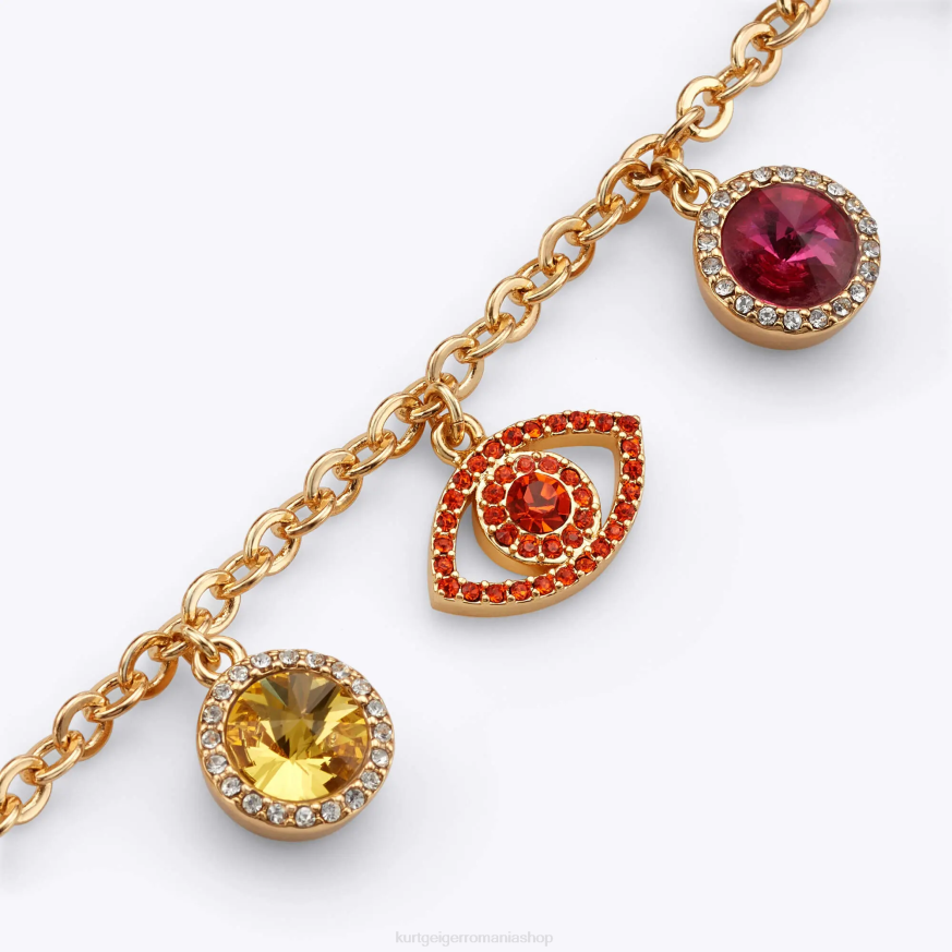 femei aur Kurt Geiger brăţară de cristal de ochi rău din Londra N02B588 | accesorii
