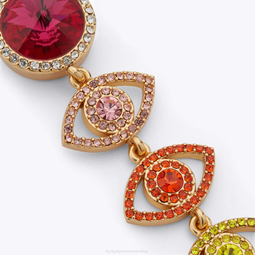 femei aur Kurt Geiger cercei picături de ochi mali din Londra N02B587 | accesorii