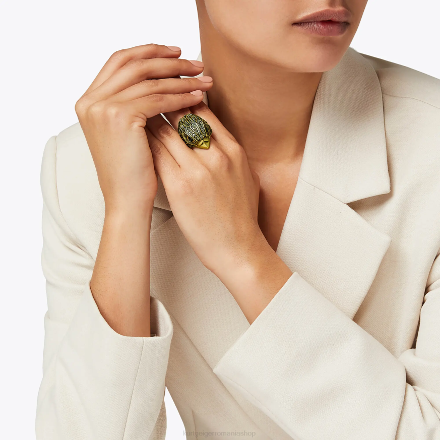 femei gunmetal Kurt Geiger london eagle xl inel gros N02B586 | accesorii