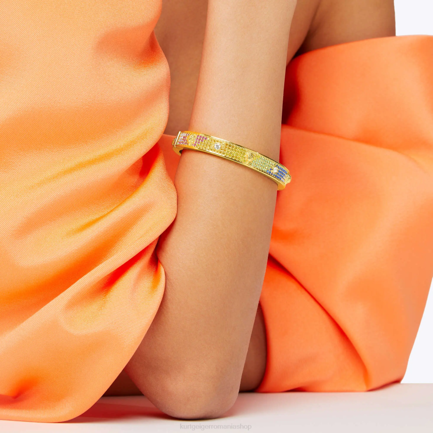 femei multi/altele Kurt Geiger brățară cu vultur metalic cu cristal de londra N02B178 | accesorii