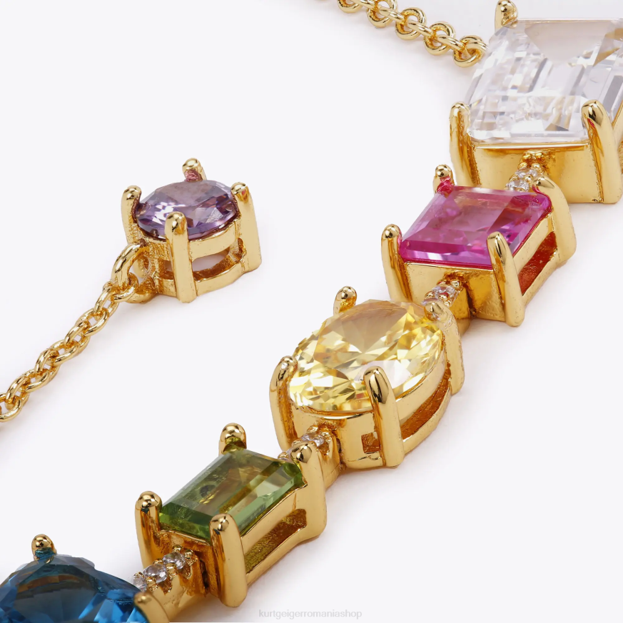 femei multi/altele Kurt Geiger colier cu amestec curcubeu din Londra N02B239 | accesorii