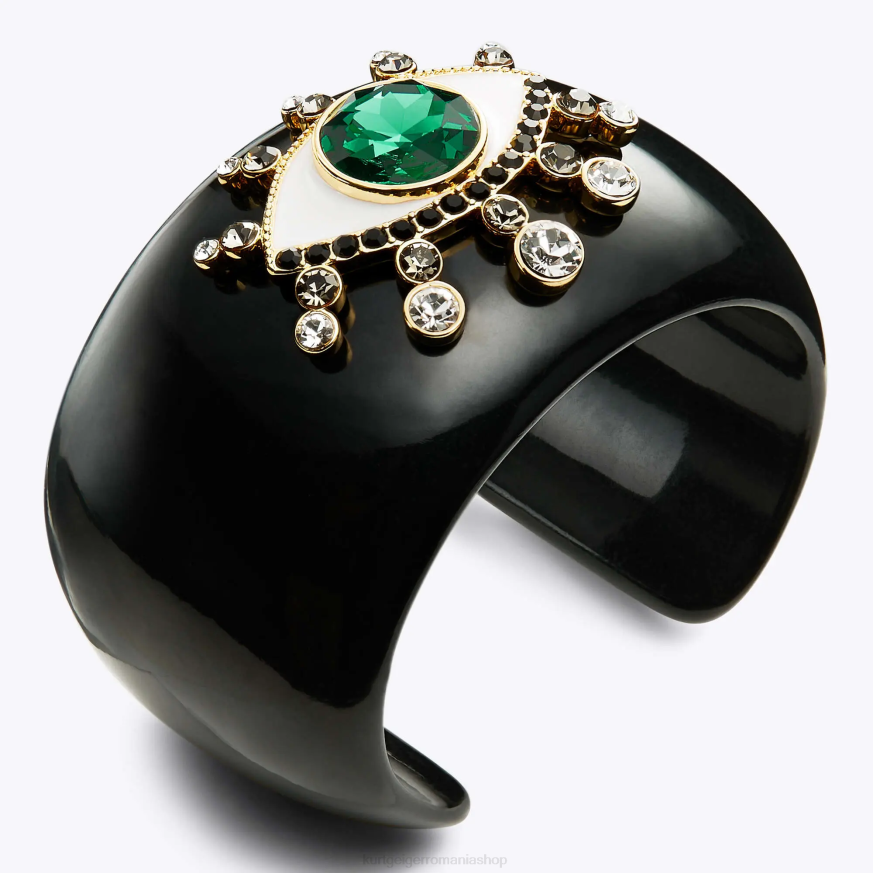 femei negru Kurt Geiger brățară din rășină londonică ochi rău N02B579 | accesorii