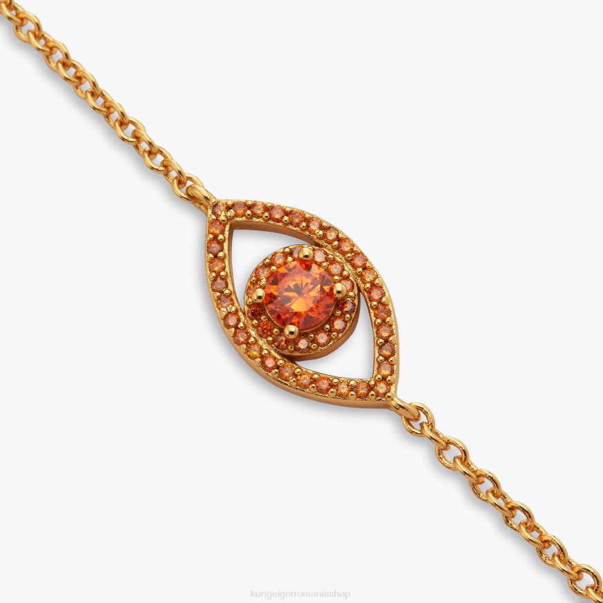 femei portocale Kurt Geiger brăţară cu lanţ de ochi rău din Londra N02B534 | accesorii