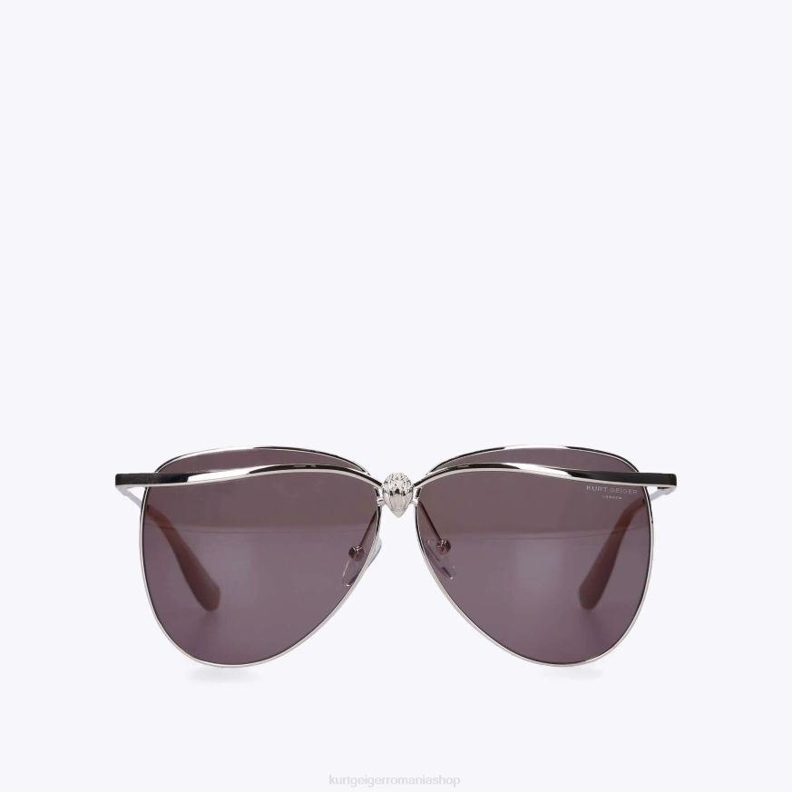 femei aur Kurt Geiger ochelari de soare aviator london eagle N02B464 | accesorii