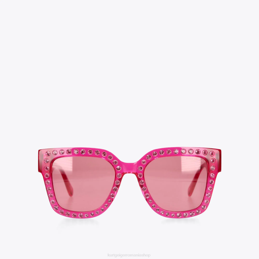femei fushia Kurt Geiger London Jewel ochelari de soare N02B459 | accesorii