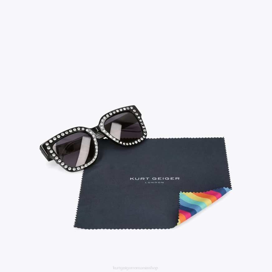 femei negru altul Kurt Geiger London Jewel ochelari de soare N02B478 | accesorii
