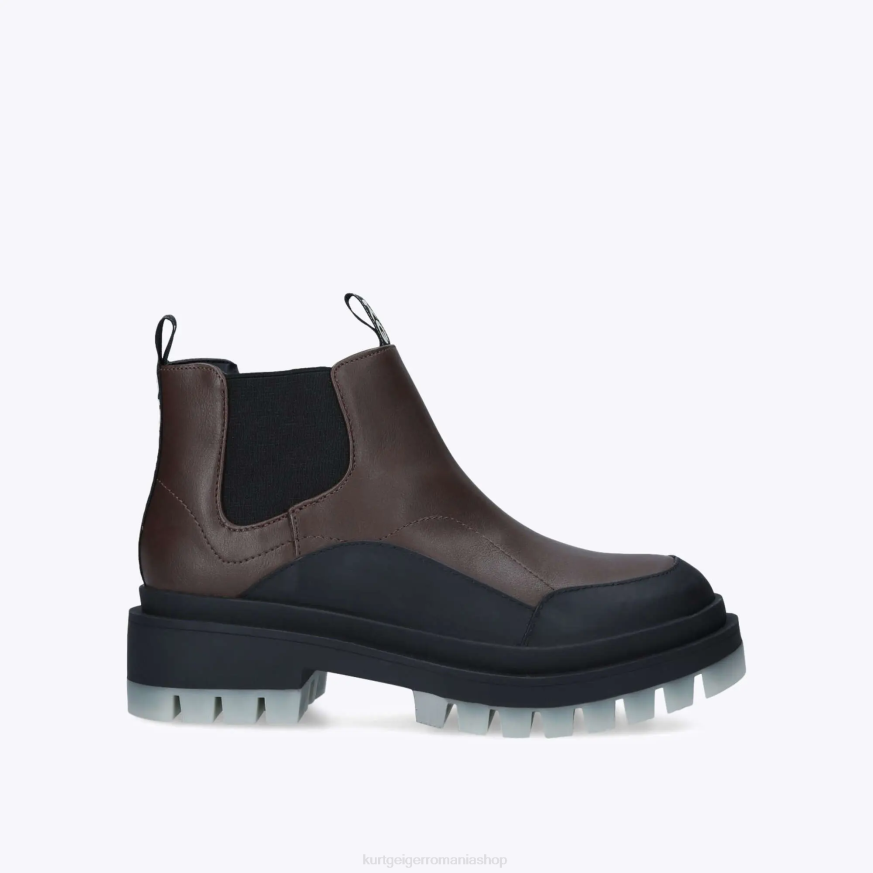 femei maro Kurt Geiger london tracker chelsea N02B374 | încălțăminte