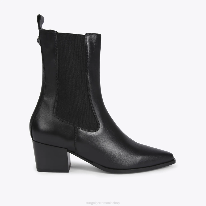 femei negru Kurt Geiger london star chelsea N02B396 | încălțăminte