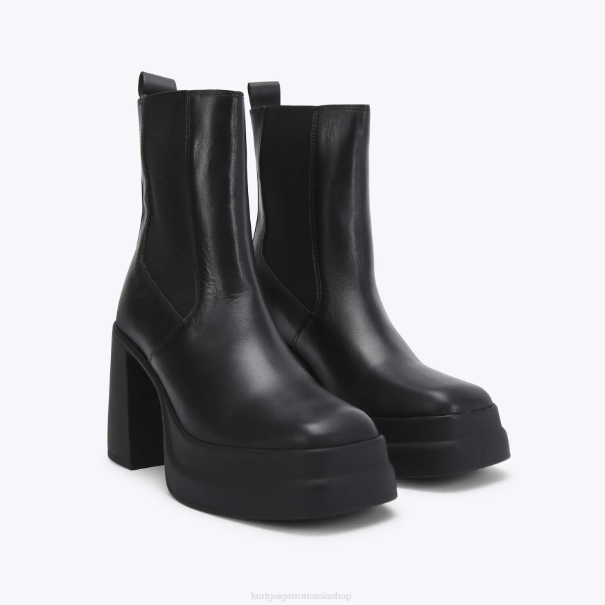 femei negru Kurt Geiger london stomp toc chelsea N02B661 | încălțăminte